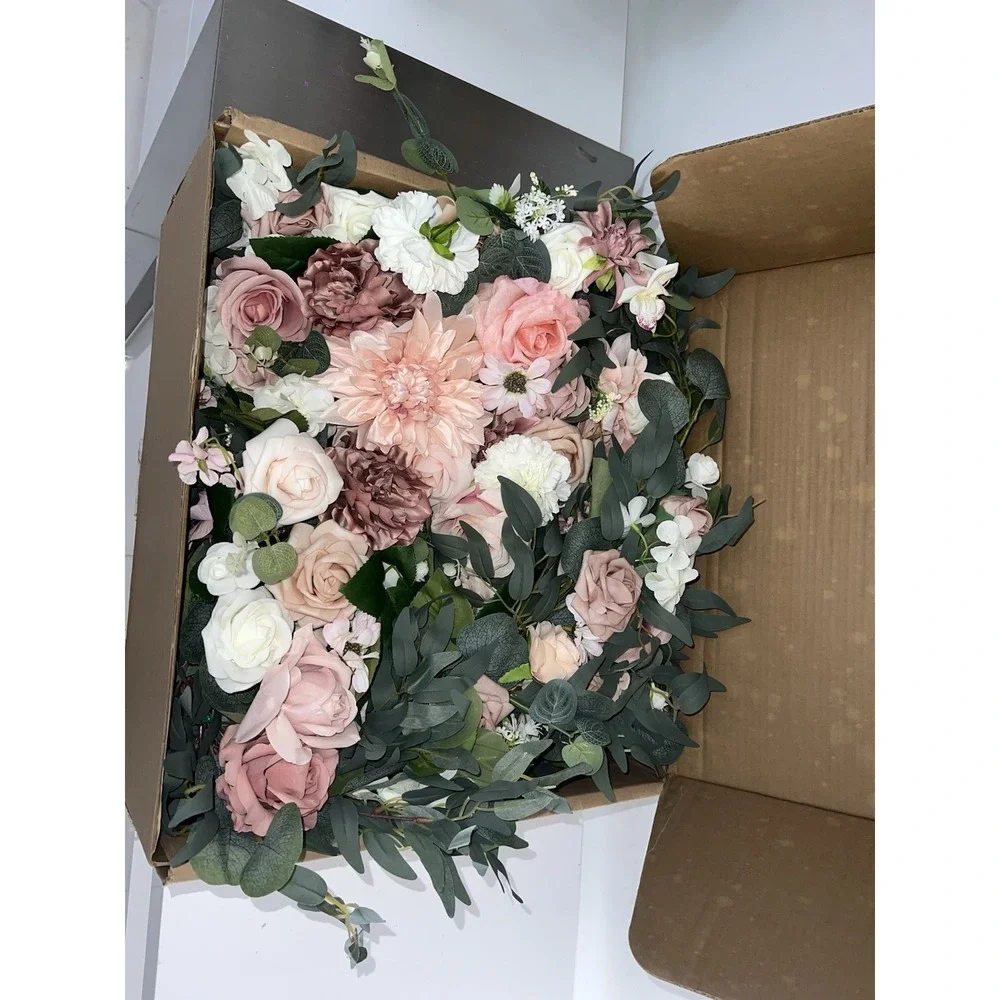 (40)Wedding Arch Flowers Kit -birthday 5pcs Artificial Floral Arch Not Include
